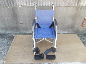 TS-24-0329-02 【カワムラサイクル】介助用 軽量車椅子 ふわりす KF16-40SB（キズ有）