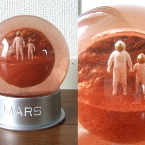 新品/定価8,000円☆MARS DUST GLOBE☆火星スノードーム 宇宙 惑星 砂の嵐 砂嵐 親子マーズダストグローブbeams ideaオブジェ置物ガラス製 の画像1