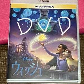 黒ケース&DVDディスク　ウィッシュ　映画 ムービー ディズニー　MovieNEX アニメ