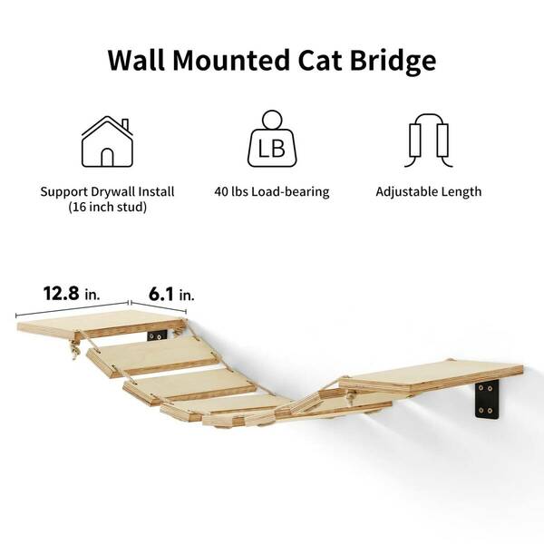 おすすめ ☆シンプル 吊り橋 キャットウォーク 耐久性抜群 コンパクトデザイン