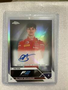 Topps chrome F1 Ferrari reserve Oliver Bearman フェラーリ　オリバー　ベアマン　サインカード