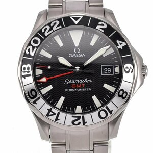 オメガ OMEGA 2536.50 シーマスター300Ｍ GMT ジェリーロペスモデル 自動巻き メンズ 良品 J#128869