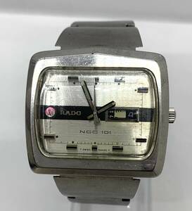 訳あり★RADO ラドー NCC101 自動巻き 四角 メンズ 腕時計