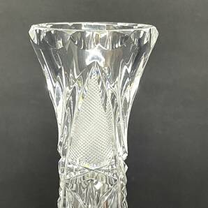 BOHEMIAN GLASS ボヘミアングラス 一輪挿し クリスタルガラス M-189の画像8