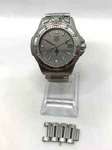 良品★タグホイヤー TAG HEUER プロフェッショナル 999.206K クォーツ SS グレー文字盤 メンズ 腕時計