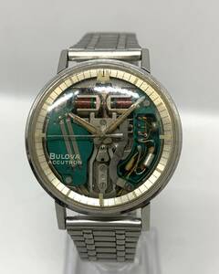 現状品★BULOVA ブローバ ACCUTRON アキュトロン スペースビュー M6 QZ メンズ 腕時計 音叉時計