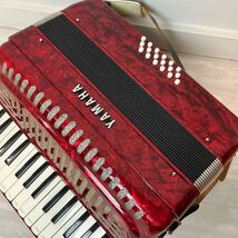 YAMAHA ヤマハ アコーディオン YA-18 30鍵盤 18ベース ケース 取扱説明書付 初心者 入門_画像5