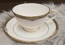 1円～☆2客セット 食器 Noritake ノリタケ ティーカップ ソーサー 緑★(60)同梱不可/自己紹介文必読_画像8