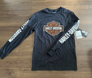 Harley-Davidson ハーレーダビッドソン ロングTシャツ 黒 M メーカ公式品