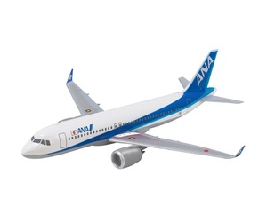 ＜新品＞ エフトイズ　日本のエアライン４ ぼくは航空管制官　①ANA　A320neo　1/300サイズ