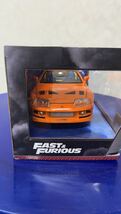 新品 1/24 Jada toys FAST&FURIOUS ワイルドスピード　 Brian's Toyota Supra オレンジ w25×H 11×D13_画像2