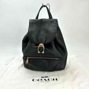 KA★1円～ 中古品 美品 coach コーチ 68380 リュック Evie Backpack イーヴィー バックパック ブラック