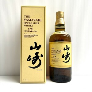 N★1円〜 【未開栓】 サントリー SUNTRY 山崎 YAMAZAKI 12年 シングルモルト 700ml 43％ 箱付