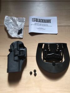 BLACKHAWK ブラックホーク ホルスター 左用 CQC グロック 19 東京マルイ 対応 実物