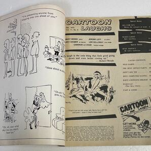 当時物 CARTOON LAUGHS 1972 Vol.11 No.6 検・洋書 アメコミ 風刺 コミック 雑誌 の画像3