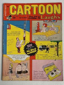 当時物 CARTOON LAUGHS 1971 Vol.10 No.5 検・洋書 アメコミ 風刺 コミック 雑誌 漫画 イラスト セクシー ジョーク