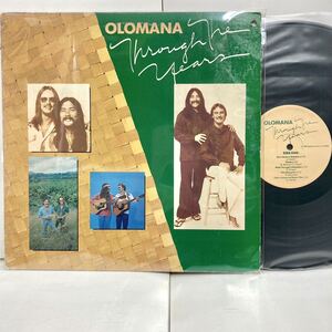 【激レア US盤】Through the years / Olomana オロマナ 【LP アナログ レコード 】ハワイ