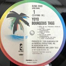 【美品 帯付き】Bourgeois Tagg ブルジョワ・タッグ / Yoyo 【LP アナログ レコード】トッド・ラングレン　ブルジョア_画像3