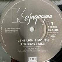 【極美品】The Lion's Mouth ライオンズ・マウス / Kajagoogoo カジャグーグー 【LP アナログ レコード 】_画像3