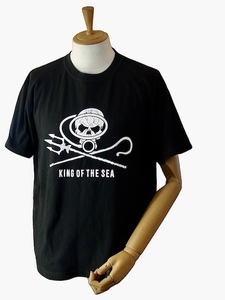 TK 希少 クジラ KUZIRA セキュリティー スタッフ Tシャツ KING OF THE SEA パタゴニア スカル