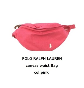 TK новый товар Ralph Lauren POLO RALPH LAUREN сумка-пояс редкий розовый 