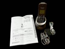 【美品】Panasonic 電話機 親機 子機 コードレス電話機 パナソニック デジタルコードレス電話機 迷惑防止搭載 ブラウン VE-GZS10DL-T_画像1