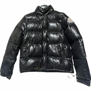 【良品】モンクレール 高品質 ダウンジャケット ４サイズ 黒 フード収納 正規品 MONCLER 秋冬 の画像1