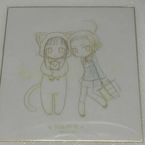 まんがタイムきらら　たなボタ　銭形たいむ　直筆イラストサイン色紙　抽プレ当選品