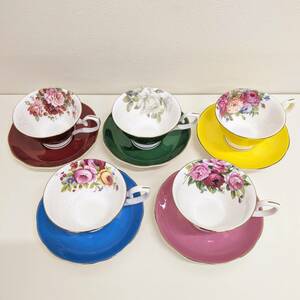 ◆◇#3073 ROYAL ARDEN ロイヤルアーデン カップ＆ソーサー5客セット FINE BONE CHINA 現状保管品◇◆