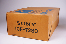 ■ks343■電源付かず/SONY FM/AM ポータブルラジオ ICF-7280　昭和レトロ 当時品　箱付き_画像3