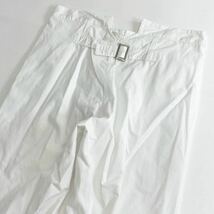 47c23 《未使用》 定価￥19,800 SEEALL シーオール MINER PANTS マイナーパンツ 44 ホワイト タグ付き SAU23 PT382_画像4