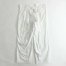 47c23 《未使用》 定価￥19,800 SEEALL シーオール MINER PANTS マイナーパンツ 44 ホワイト タグ付き SAU23 PT382_画像2