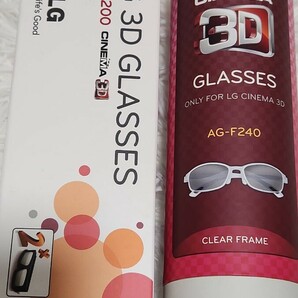 【LG 3D GLASSES】LG3Dテレビ用メガネ 3本セット 新品/CINEMA/AG-F200.AG-F240/ サングラスの画像2