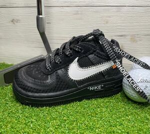 新品　超激レア　スニーカー型パターカバー　NIKE × OffWhite FORCE ブラック　ゴルフ　パターカバー