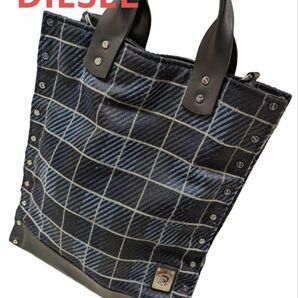 【極美品】DIESELディーゼルハンドバックトートバッグ トートバッグ