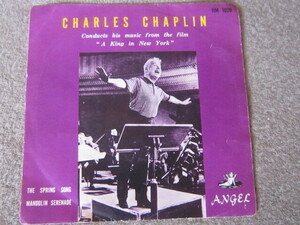 E04852-【EP】チャールス・チャップリン　ニューヨークの王様　主題曲　春の調べ