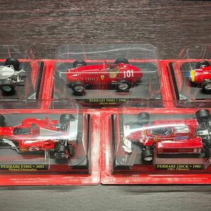 1/43 アシェット 公式 フェラーリ F1 &Racingコレクション 5個セット