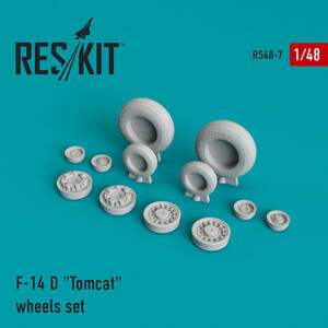 ◆◇RESKIT【RS48-0007】1/48 F-14Dトムキャット ホイール&タイヤ(汎用)◇◆