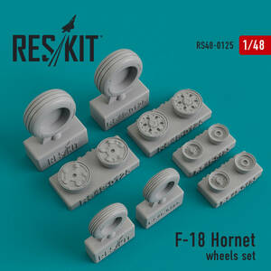 ◆◇RESKIT【RS48-0125】1/48 F-18ホーネット ホイール&タイヤ(汎用)◇◆　