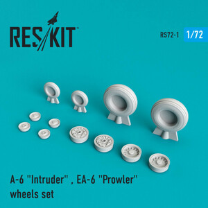 ◆◇RESKIT【RS72-0001】1/72 A-6イントルーダー/EA-6プラウラー ホイール&タイヤ(汎用)◇◆