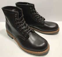 ほぼ新品!! HAWKINS ホーキンス HL40111 DRESS BOOT ドレス ブーツ 濃茶 ベックマン タイプ us 7.5 / 25.5cm オイルレザー_画像1