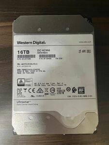 Western Digital DC HC550 16TB