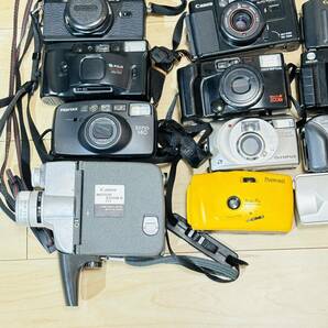 1円～ まとめ売り コンパクトカメラ 計21台 Canon、Nikon、FUJIFILM、OLYMPUS、PENTAX、Konica、MINOLTA等 カメラまとめの画像3