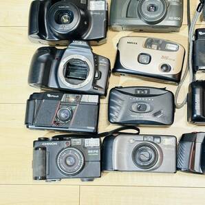 1円～ まとめ売り コンパクトカメラ 計24台 Canon、Nikon、FUJIFILM、OLYMPUS、PENTAX、Konica、RICOH等 カメラまとめの画像3