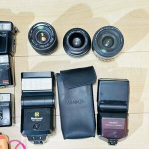 1円～ まとめ売り コンパクトカメラ 18台 レンズ ストロボ等 FUJIFILM、OLYMPUS、PENTAX、minolta等 カメラまとめの画像6