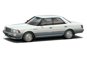 6月再入荷予定 アオシマ 1/24 ザ・モデルカー No.087 トヨタ UZS131 クラウン ロイヤルサルーンG '89 プラモデル　送料無料