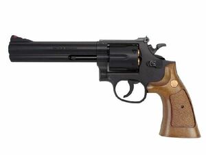 クラウンモデル S&W M586 6インチ ブラック 10才以上用エアリボルバー No.13602　送料無料