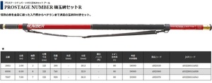 新品！タモ★宇崎日新　PROSTAGE NUMBER 磯玉網セットR　5005　定価19,800円 半額～