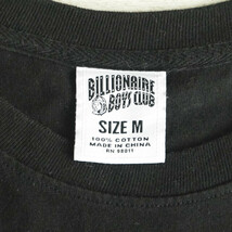 ★BBC BILLIONAIRE BOYS CLUB ビリオネアボーイズクラブ ワッペンTシャツ M ブラック★_画像7