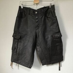 minority my paste ti leather shorts 90s pacckman